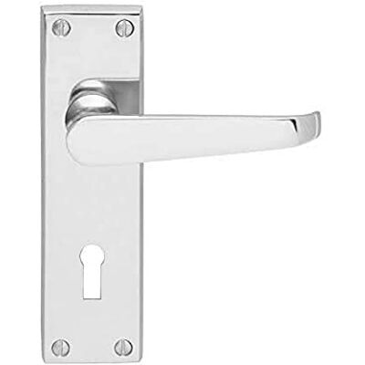 Carlisle Brass Carlisle Maniglia per porta in ottone, cromato lucido Carlisle Brass Carlisle Maniglia per porta in ottone, cromato lucido