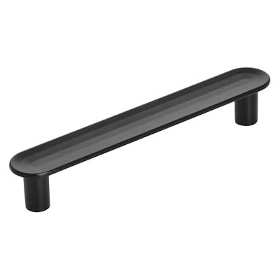 Amerock Concentrico 3-3/4 di pollice (96 mm) Centro-Centro Nero Opaco Armadio Pull Amerock Concentrico 3-3/4 di pollice (96 mm) Centro-Centro Nero Opaco Armadio Pull