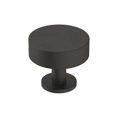 Amerock Pomello per armadietto, nero opaco, diametro 32 mm, raggio, confezione da 1, pomello per cassetti, hardware per armadietti Amerock Pomello per armadietto, nero opaco, diametro 32 mm, raggio, confezione da 1, pomello per cassetti, hardware per armadietti
