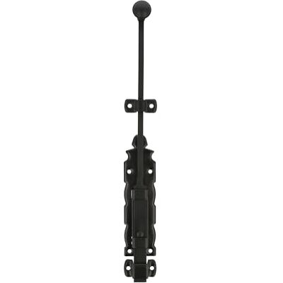Amig Perno di sovrapposizione Serratura per porte e finestre Chiusura resistente Acciaio e Zamak Colore: Nero 300 x 35 mm Viti non incluse Amig Perno di sovrapposizione Serratura per porte e finestre Chiusura resistente Acciaio e Zamak Colore: Nero 300 x 35 mm Viti non incluse