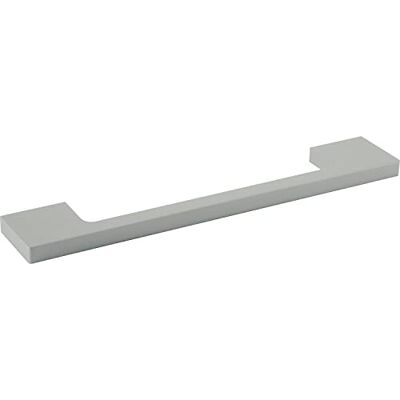 OBF Grimme Maniglia quadrata per mobili Agenor, larghezza 190 mm, in alluminio anodizzato naturale, argento, distanza tra i fori 160 mm OBF Grimme Maniglia quadrata per mobili Agenor, larghezza 190 mm, in alluminio anodizzato naturale, argento, distanza tra i fori 160 mm