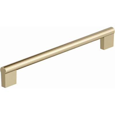 Amerock Versa 8-13/16 pollici (224 mm) Center-to-Center Golden Champagne Cabinet Pull Hardware per mobili Maniglia del cassetto Amerock Versa 8-13/16 pollici (224 mm) Center-to-Center Golden Champagne Cabinet Pull Hardware per mobili Maniglia del cassetto