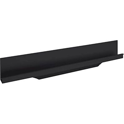 Accuride Schüco Maniglia per porta armadio Grande, 345 mm, profilo per fresatura frontale in alluminio, 345 mm, colore: Nero Accuride Schüco Maniglia per porta armadio Grande, 345 mm, profilo per fresatura frontale in alluminio, 345 mm, colore: Nero
