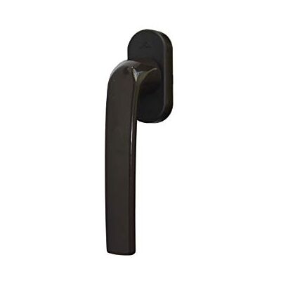Roto Maniglia standard Samba con logo, marrone grigiastro, lunghezza perno 37 mm Roto Maniglia standard Samba con logo, marrone grigiastro, lunghezza perno 37 mm