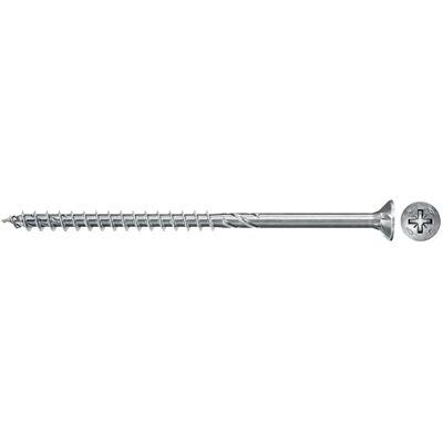 Fischer PowerFast II CZP 3,0 x 40, vite per truciolato (100 pezzi) con filettatura parziale, vite a testa svasata con fessura a croce, vite per lavorazione del legno, riduce la resistenza e il tempo Fischer PowerFast II CZP 3,0 x 40, vite per truciolato (100 pezzi) con filettatura parziale, vite a testa svasata con fessura a croce, vite per lavorazione del legno, riduce la resistenza e il tempo