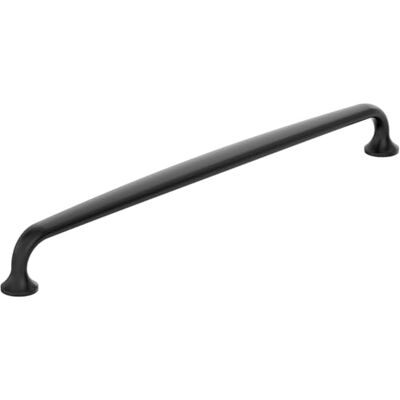 Amerock Renown Maniglia per armadio da centro a centro, 256 mm, colore: nero opaco Amerock Renown Maniglia per armadio da centro a centro, 256 mm, colore: nero opaco