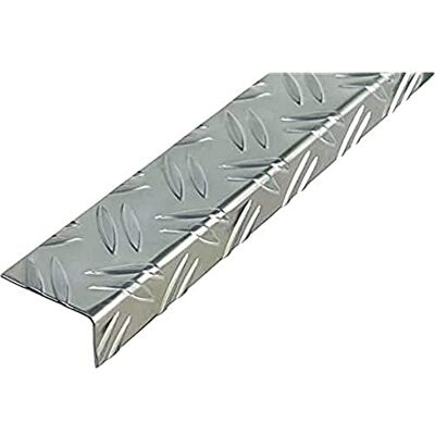 Alberts Profilo angolare tipo “mandorlato” alluminio, nudo 1000 x 53,6 x 29,5 mm Alberts Profilo angolare tipo “mandorlato” alluminio, nudo 1000 x 53,6 x 29,5 mm