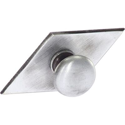 Schörghofer & Frehe - Knopf Karo Schild Ø25 - 68x35 - Pomello per mobili Schörghofer & Frehe - Knopf Karo Schild Ø25 - 68x35 - Pomello per mobili