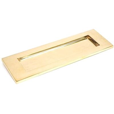 From the Anvil , , grande slot di posta in ottone lucido From the Anvil , , grande slot di posta in ottone lucido