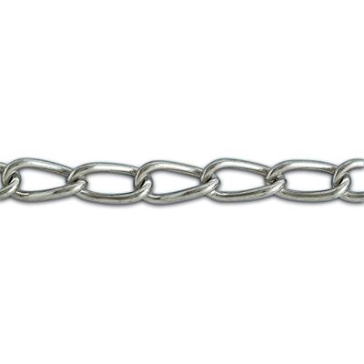 Chapuis catena saldata – Acciaio Zincato – 165 kg – Diametro 5 mm – Bobina di 25 m 1 Grigio Chapuis catena saldata – Acciaio Zincato – 165 kg – Diametro 5 mm – Bobina di 25 m 1 Grigio