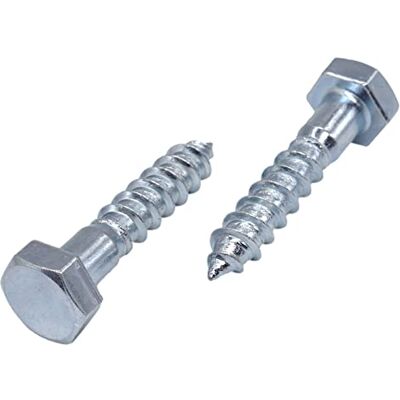 Marcopol Confezione da 10 viti esagonali DIN 571 in acciaio zincato, M8 x 35 mm, viti esagonali, viti a testa esagonale, viti a testa esagonale (10, M8 x 35 mm), argento Marcopol Confezione da 10 viti esagonali DIN 571 in acciaio zincato, M8 x 35 mm, viti esagonali, viti a testa esagonale, viti a testa esagonale (10, M8 x 35 mm), argento