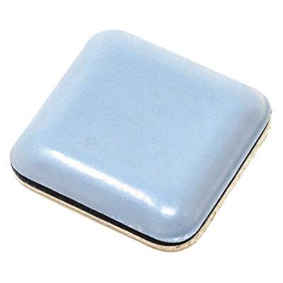 Adsamm ® / 16 x scivoli autoadesivi in PTFE / grigio azzurri / 24x24 mm / quadrati / pad adesivi in PTFE e gomma da 5 mm di spessore / piedini protettivi per arredi ® Quality Adsamm ® / 16 x scivoli autoadesivi in PTFE / grigio azzurri / 24x24 mm / quadrati / pad adesivi in PTFE e gomma da 5 mm di spessore / piedini protettivi per arredi ® Quality