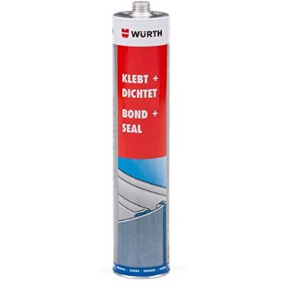 Würth Bond & guarnizione flessibile PU adesivo e sigillante in grigio 300 ml Würth Bond & guarnizione flessibile PU adesivo e sigillante in grigio 300 ml