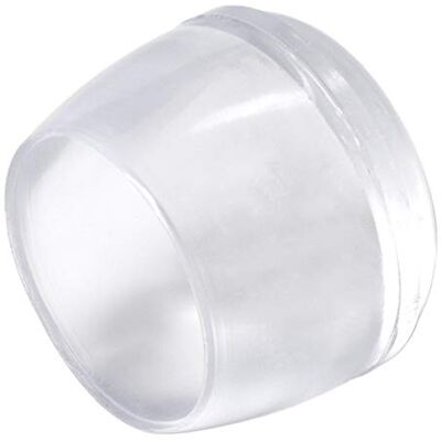 Adsamm ® / 100 x puntali avvolgenti esterni / trasparenti / Ø 19 20 mm / tondi / piedini in PVC per gambe di mobili tonde / puntali protettivi per arredi ® Quality Adsamm ® / 100 x puntali avvolgenti esterni / trasparenti / Ø 19 20 mm / tondi / piedini in PVC per gambe di mobili tonde / puntali protettivi per arredi ® Quality