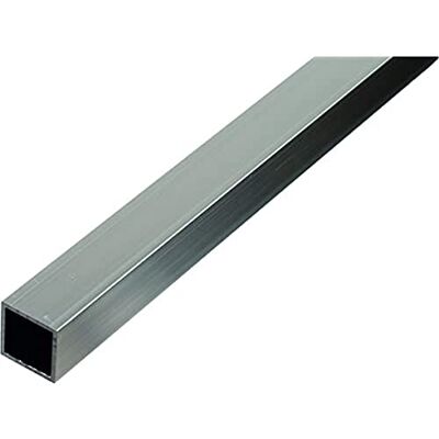Alberts Tubo quadrato, alluminio, naturale, 1000 x 40 x 40 mm Alberts Tubo quadrato, alluminio, naturale, 1000 x 40 x 40 mm