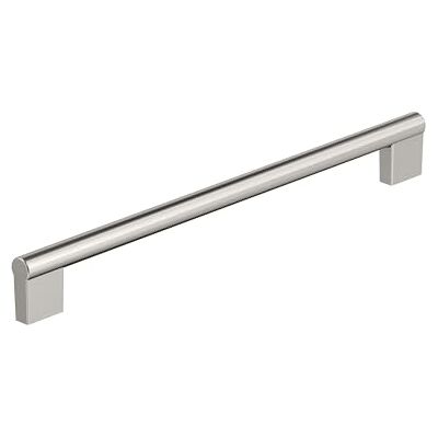 Amerock Versa Maniglia per armadio in nichel satinato, 256 mm, da centro a centro Amerock Versa Maniglia per armadio in nichel satinato, 256 mm, da centro a centro