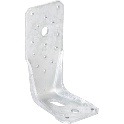 Alberts Connettore angolare "Langlo", zincato a caldo, 135 x 85 x 65 mm, set da 25 pezzi Alberts Connettore angolare "Langlo", zincato a caldo, 135 x 85 x 65 mm, set da 25 pezzi