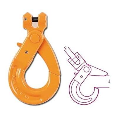 BETA 8058R 2,0 Gancio per sollevamento tipo self-locking a forcella acciaio legato ad alta resistenza grado 8 BETA 8058R 2,0 Gancio per sollevamento tipo self-locking a forcella acciaio legato ad alta resistenza grado 8