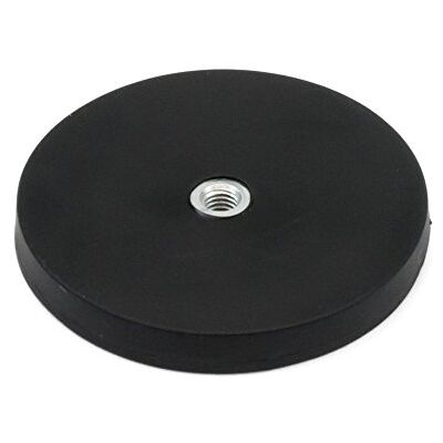 FIRST4MAGNETS Magneti Pos Rivestiti In Gomma Nera Contarsunk Con Filo Boss M6 Per La Fissaggio Al Dettaglio, Con Oggetti Pesanti Flush x 8Mm Profondo 20kg Pull FIRST4MAGNETS Magneti Pos Rivestiti In Gomma Nera Contarsunk Con Filo Boss M6 Per La Fissaggio Al Dettaglio, Con Oggetti Pesanti Flush x 8Mm Profondo 20kg Pull