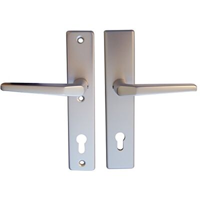 Alpertec casa maniglia per porta tira – LS KT protezione antiappannante per casa stüren pulsante/pulsante in alluminio anodizzato argento quadrato 10 mm, distanza 92 mm, Alpertec casa maniglia per porta tira – LS KT protezione antiappannante per casa stüren pulsante/pulsante in alluminio anodizzato argento quadrato 10 mm, distanza 92 mm,
