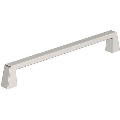Amerock Maniglia per armadio in nichel satinato Maniglia per armadio da centro a centro 8 pollici (203 mm) Blackrock Maniglia per cassetti Maniglia per armadio da cucina Amerock Maniglia per armadio in nichel satinato Maniglia per armadio da centro a centro 8 pollici (203 mm) Blackrock Maniglia per cassetti Maniglia per armadio da cucina