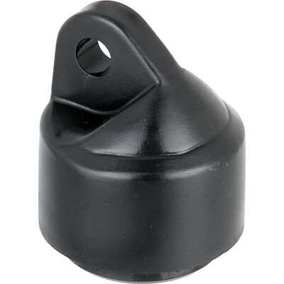 Alberts Tappo per montante, in plastica, nero, per tubo Ø 34 mm, set da 10 pezzi Alberts Tappo per montante, in plastica, nero, per tubo Ø 34 mm, set da 10 pezzi