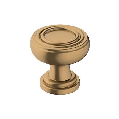 Amerock Pomello per armadietto, bronzo champagne, diametro 29 mm, Ville, confezione da 1, pomello per cassetti, hardware per armadietti Amerock Pomello per armadietto, bronzo champagne, diametro 29 mm, Ville, confezione da 1, pomello per cassetti, hardware per armadietti