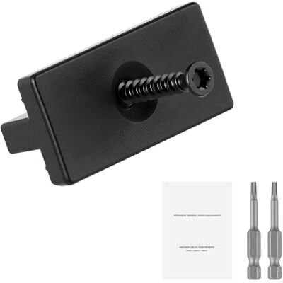 VEVOR Fissaggio Invisibile per Assi di Pavimentazione in Composito, 500 pezzi, Clip a T Fissaggi Nascosti in Plastica PP con Viti Metalliche, Compatibili con Assi di Spazio 5,5 mm Altezza 7 mm VEVOR Fissaggio Invisibile per Assi di Pavimentazione in Composito, 500 pezzi, Clip a T Fissaggi Nascosti in Plastica PP con Viti Metalliche, Compatibili con Assi di Spazio 5,5 mm Altezza 7 mm