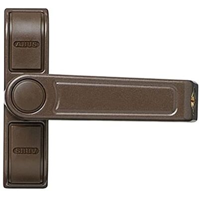 ABUS 2410 Serratura per Finestre, Blocco con Chiavistello a Perno per Finestre ad un'Anta, Serratura Multipla, Livello di Sicurezza: 6, , Marrone ABUS 2410 Serratura per Finestre, Blocco con Chiavistello a Perno per Finestre ad un'Anta, Serratura Multipla, Livello di Sicurezza: 6, , Marrone