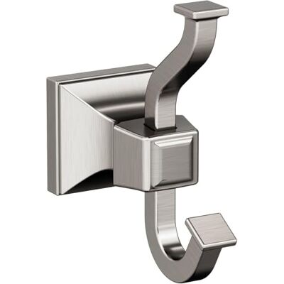 Amerock Gancio singolo per accappatoio in nichel spazzolato 4-1/4" (108 mm) Lunghezza portasciugamani Mulholland Gancio per asciugamani per bagno Hardware da bagno Accessori da Amerock Gancio singolo per accappatoio in nichel spazzolato 4-1/4" (108 mm) Lunghezza portasciugamani Mulholland Gancio per asciugamani per bagno Hardware da bagno Accessori da