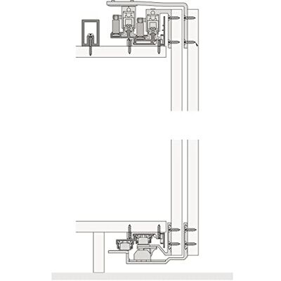HAWA - Combino 65 H FS ol - 19-40 mm - Door fittings HAWA - Combino 65 H FS ol - 19-40 mm - Door fittings