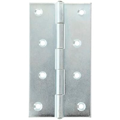 Amig Cerniera stretta 100 x 53 mm Multiuso Angoli quadrati Apertura e chiusura silenziosa Fissaggio delle porte saldamente Acciaio zincato Amig Cerniera stretta 100 x 53 mm Multiuso Angoli quadrati Apertura e chiusura silenziosa Fissaggio delle porte saldamente Acciaio zincato