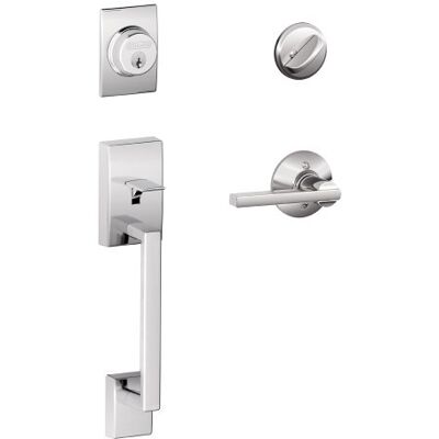 SCHLAGE Century Set maniglia monocilindrica e leva Latitude, cromato lucido SCHLAGE Century Set maniglia monocilindrica e leva Latitude, cromato lucido