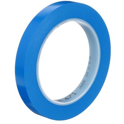3M 471, PN , Cinta de Vinilo, 12.7 mm x 32.9 mm, Blue, 1 Pezzo 3M 471, PN , Cinta de Vinilo, 12.7 mm x 32.9 mm, Blue, 1 Pezzo