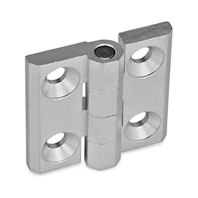 Ganter Normelemente Ganter Norma Elementi cerniere, 1 pezzo, anodizzato, naturale, GN 237 al- – 60 A – El Ganter Normelemente Ganter Norma Elementi cerniere, 1 pezzo, anodizzato, naturale, GN 237 al- – 60 A – El