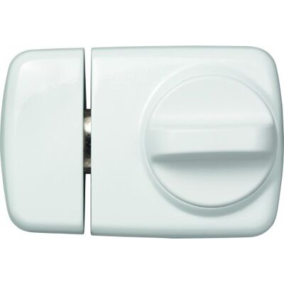 ABUS 7510 W Serratura con maniglia girevole, per porte a spessore ridotto, colore: Bianco ABUS 7510 W Serratura con maniglia girevole, per porte a spessore ridotto, colore: Bianco