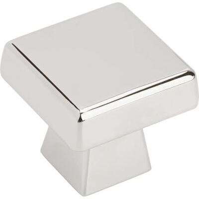 Amerock Pomello per armadietto, cromato lucido, lunghezza 38 mm, Blackrock, confezione da 1, pomello per cassetti, hardware per armadietti Amerock Pomello per armadietto, cromato lucido, lunghezza 38 mm, Blackrock, confezione da 1, pomello per cassetti, hardware per armadietti