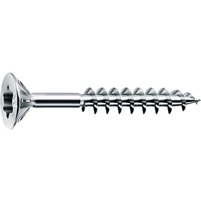 Mustad 96669 Vite Panel-Vit "Parzialmente Filettata" Chromiting Tx, mm: 6.0 x 200, 100 Pezzi Mustad 96669 Vite Panel-Vit "Parzialmente Filettata" Chromiting Tx, mm: 6.0 x 200, 100 Pezzi