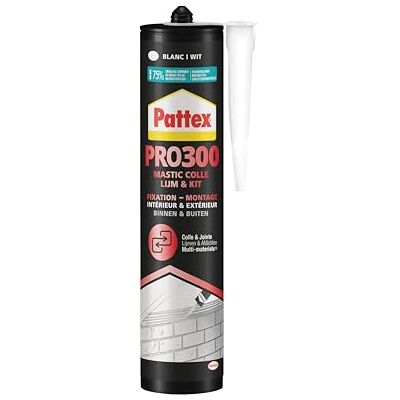 Pattex "Pl 300" Colla di montaggio, bianco, 300 ml Pattex "Pl 300" Colla di montaggio, bianco, 300 ml