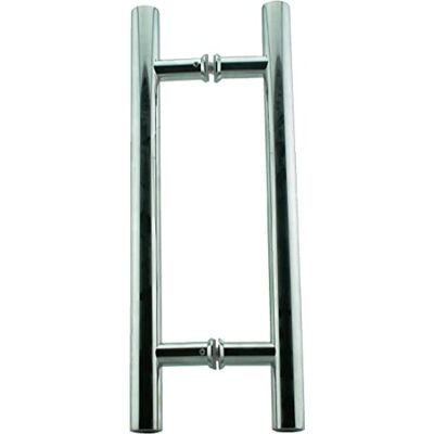 AsinoX Maniglia Porta in Vetro Inox, Multicolore AsinoX Maniglia Porta in Vetro Inox, Multicolore