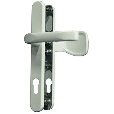 Alpertec sottile cambio panna Targa per porta scopino Set 92 mm, dado, 8 mm – Pulsante/pulsante bianco, Alpertec sottile cambio panna Targa per porta scopino Set 92 mm, dado, 8 mm – Pulsante/pulsante bianco,