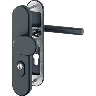 HOPPE Kit di ricambio di sicurezza AMSTERDAM PZ92 con protezione nucleare, VK 10 mm, colore: Nero HOPPE Kit di ricambio di sicurezza AMSTERDAM PZ92 con protezione nucleare, VK 10 mm, colore: Nero