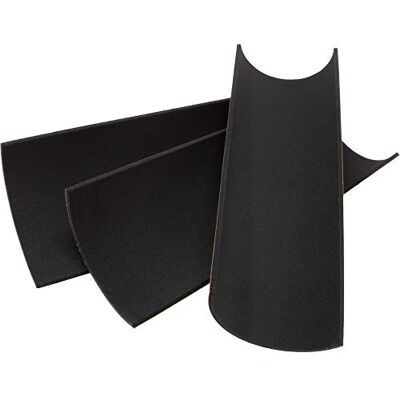 Adsamm cuscinetti antiscivolo in EPDM nero, 100 x 200 mm Adsamm cuscinetti antiscivolo in EPDM nero, 100 x 200 mm