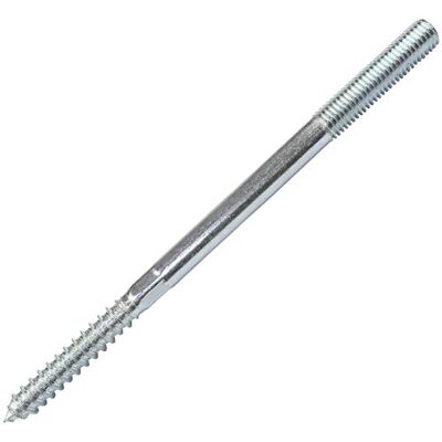 Aerzetix Set di 10 Viti a Doppio Filetto Prigioniero Punto Vite Metallo/Legno con o Senza Tasselli Ø12x200mm Acciaio Zincato Colore Argento C44763 Aerzetix Set di 10 Viti a Doppio Filetto Prigioniero Punto Vite Metallo/Legno con o Senza Tasselli Ø12x200mm Acciaio Zincato Colore Argento C44763