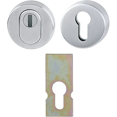 Coppia di rosette di protezione chiave in acciaio inossidabile Hoppe - Accessori per serrature Coppia di rosette di protezione chiave in acciaio inossidabile Hoppe - Accessori per serrature