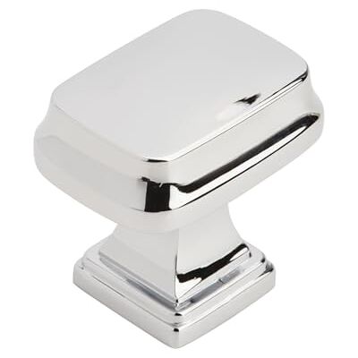 Amerock Pomello per armadietto, cromato lucido, lunghezza 32 mm, rivitalizzare, confezione da 1, pomello per cassetti, hardware per armadietti Amerock Pomello per armadietto, cromato lucido, lunghezza 32 mm, rivitalizzare, confezione da 1, pomello per cassetti, hardware per armadietti