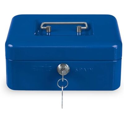 AMIG 3202 Cassaforte Blu - Cash Box AMIG 3202 Cassaforte Blu - Cash Box