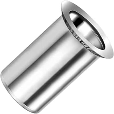 Keple M8 Dadi per rivetti ciechi, inserto filettato aperto a testa svasata a corpo tondo, dado da 8mm, dado rivettato in acciaio zincato, rivetto per acciaio, lega, rame, plastica e composito (5 pz.) Keple M8 Dadi per rivetti ciechi, inserto filettato aperto a testa svasata a corpo tondo, dado da 8mm, dado rivettato in acciaio zincato, rivetto per acciaio, lega, rame, plastica e composito (5 pz.)