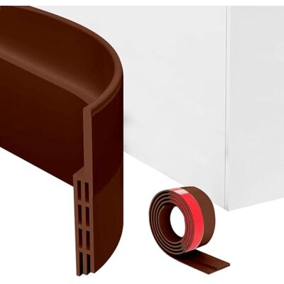Avilia Paraspifferi Sottoporta in PVC Guarnizione Isolante per Porte Interne – Sottoporta Termico e Acustico, Facile da Installare, 1m x 4,2mm – Protezione Completa contro Spifferi MARRONE Avilia Paraspifferi Sottoporta in PVC Guarnizione Isolante per Porte Interne – Sottoporta Termico e Acustico, Facile da Installare, 1m x 4,2mm – Protezione Completa contro Spifferi MARRONE