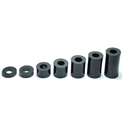 cyclingcolors 10x DISTANZIALE M6 SPESSORE DA 2MM A 30MM PLASTICA 6MM x 10MM DISTANZIATORE CILINDRICO TONDO RONDELLA NERO (Spessore L=20mm) cyclingcolors 10x DISTANZIALE M6 SPESSORE DA 2MM A 30MM PLASTICA 6MM x 10MM DISTANZIATORE CILINDRICO TONDO RONDELLA NERO (Spessore L=20mm)